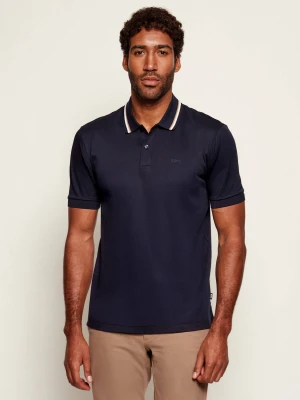 BOSS BLACK Polo Penrose 38 | Slim Fit granatowy