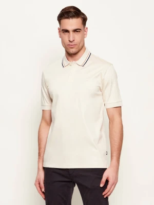 BOSS BLACK Polo Penrose 38 | Slim Fit kremowy