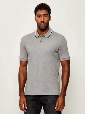 BOSS BLACK Polo Penrose 38 | Slim Fit szary
