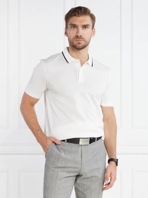 BOSS BLACK Polo Piket 40 | Regular Fit biały