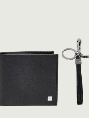 BOSS BLACK Portfel + brelok GB_Pin 4cc&Keyring