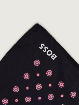 BOSS BLACK Poszetka H-Pocket SQ-222 granatowy
