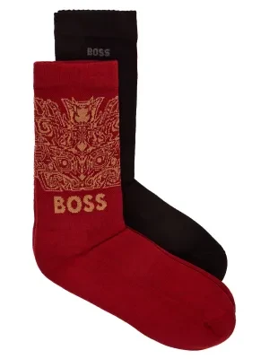 BOSS BLACK Skarpety 2-pack 2P QS Rib LNY CC