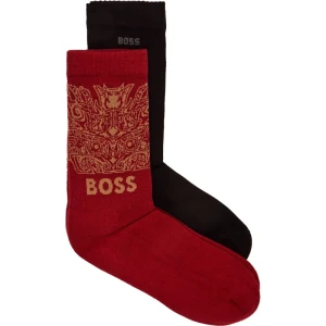 BOSS BLACK Skarpety 2-pack 2P QS Rib LNY CC