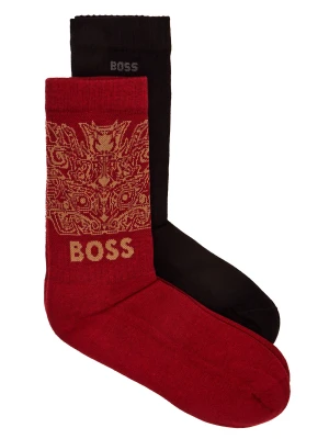 BOSS BLACK Skarpety 2-pack 2P QS Rib LNY CC