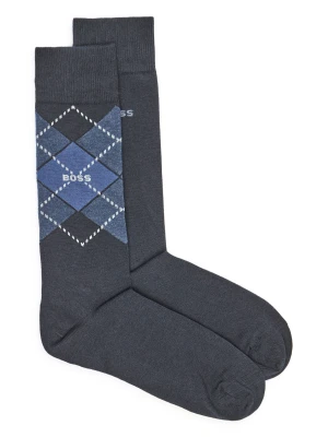 BOSS BLACK Skarpety 2-pack 2P RS Argyle CC