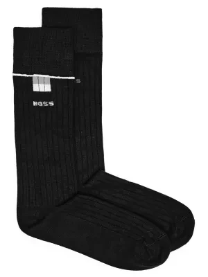 BOSS BLACK Skarpety 2-pack 2P RS Fine Rib EC