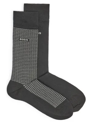 BOSS BLACK Skarpety 2-pack 2P RS Mini Geom CC