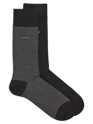 BOSS BLACK Skarpety 2-pack 2P RS Minipattern CC