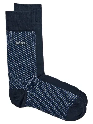 BOSS BLACK Skarpety 2-pack 2P RS Minipattern CC