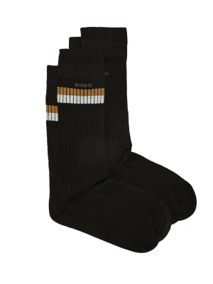 BOSS BLACK Skarpety 2-pack 2P RS Rib Ecovero