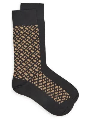 BOSS BLACK Skarpety 2-pack 2P RS Shine Mono CC