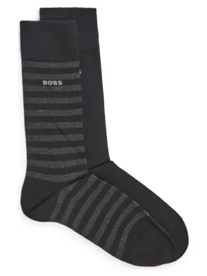 BOSS BLACK Skarpety 2-pack 2P RS Stripe CC