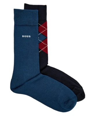 BOSS BLACK Skarpety 2-pack Argyle