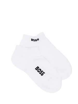 BOSS BLACK Skarpety 2-pack AS Logo CC biały
