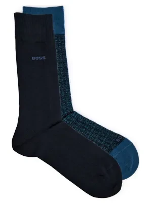 BOSS BLACK Skarpety 2-pack Minipattern CC