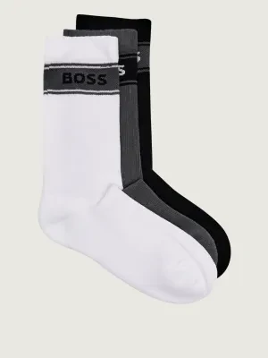 BOSS BLACK Skarpety 3-pack 3P QS Rib Stripe CC