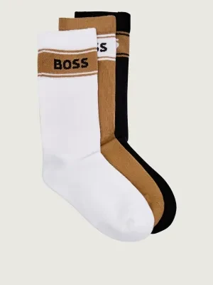 BOSS BLACK Skarpety 3-pack 3P QS Rib Stripe CC
