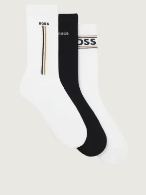 BOSS BLACK Skarpety 3-pack 3PQSGiftset IconicCC