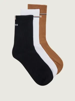 BOSS BLACK Skarpety 3-pack QS Iconic CC SP
