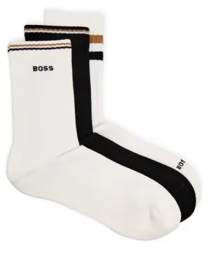 BOSS BLACK Skarpety 3-pack QS Rib Iconic VB