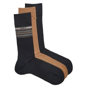 BOSS BLACK Skarpety 3-pack RS Rib Stripe CC 10267125 01