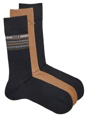 Boss Bodywear Skarpety 3-pack RS Rib Stripe CC 10267125 01