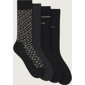 BOSS BLACK Skarpety 4-pack RS Gift Monogram