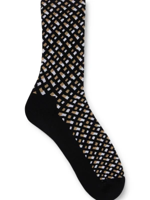 BOSS BLACK Skarpety QS Rib Monogram CC