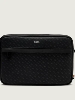 BOSS BLACK Skórzana kosmetyczka Zair_MN