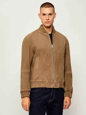 BOSS BLACK Skórzana kurtka bomber H-Muller | Regular Fit