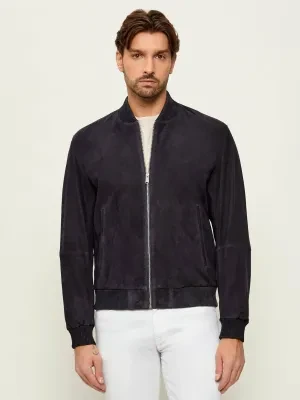 BOSS BLACK Skórzana kurtka bomber H-Muller | Regular Fit