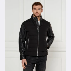 BOSS BLACK Skórzana kurtka C-Mersino | Regular Fit | z dodatkiem wełny