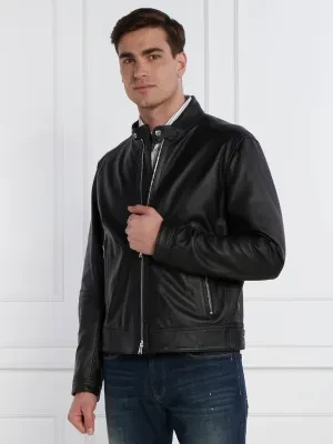 BOSS BLACK Skórzana kurtka Mansell1 | Regular Fit