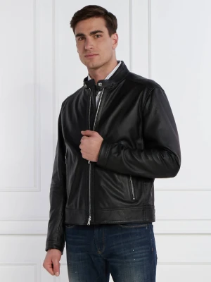 BOSS BLACK Skórzana kurtka Mansell1 | Regular Fit
