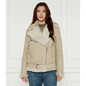 BOSS BLACK Skórzana kurtka SABBINA | Regular Fit