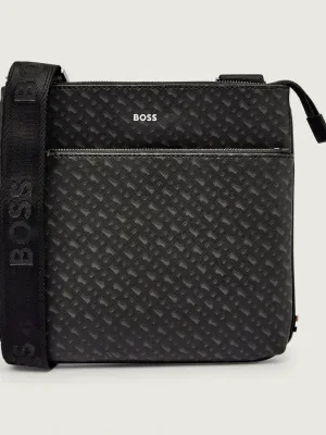 BOSS BLACK Skórzana reporterka Zair_MN_S env