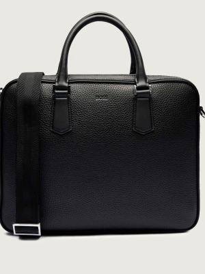 BOSS BLACK Skórzana torba biznesowa New Crosstown_Doc S.