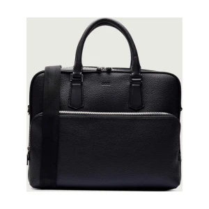 BOSS BLACK Skórzana torba na laptopa 14\" New Crosstown_S. Doc