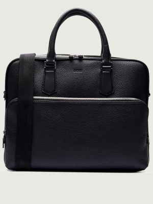 BOSS BLACK Skórzana torba na laptopa 14\" New Crosstown_S. Doc