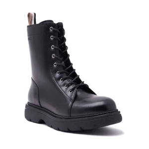 BOSS BLACK Skórzane botki Jacob LaceUp-C