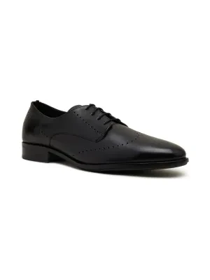 BOSS BLACK Skórzane brogsy Colby