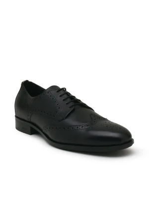 BOSS BLACK Skórzane brogsy Colby