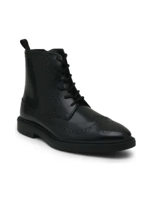 BOSS BLACK Skórzane buty Larry Halb brbu