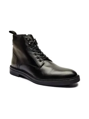 BOSS BLACK Skórzane buty wysokie Calev