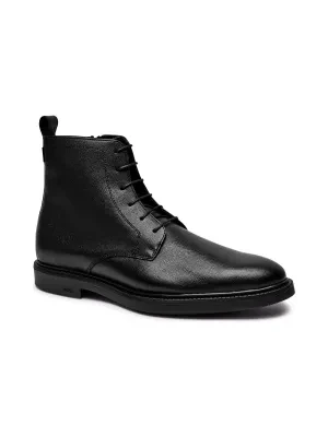 BOSS BLACK Skórzane buty wysokie Larry_Halb_grpr GTX