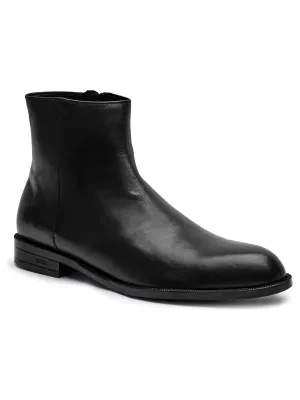 BOSS BLACK Skórzane buty wysokie Tayil