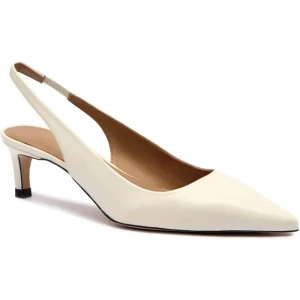 BOSS BLACK Skórzane czółenka Janet