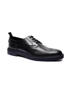 BOSS BLACK Skórzane derby Calev_Derb_ltbrfb