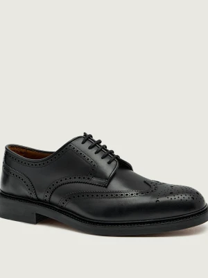 BOSS BLACK Skórzane derby Mosby | Beckham x Boss